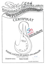 Certifikát - cvičení SM-Systém - pokročilý kurz